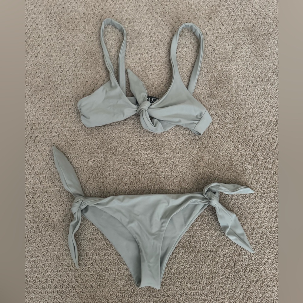 Beach Riot Light Green Bikini Set